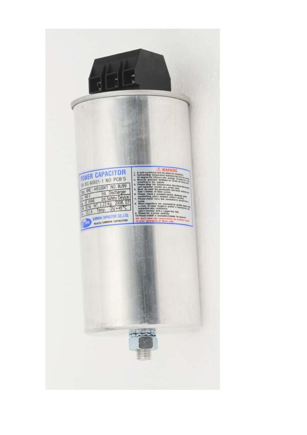Power Capacitor-Dry Type,CAPACITOR,SAMWHA,Plant and Facility Equipment/HVAC/Equipment & Supplies