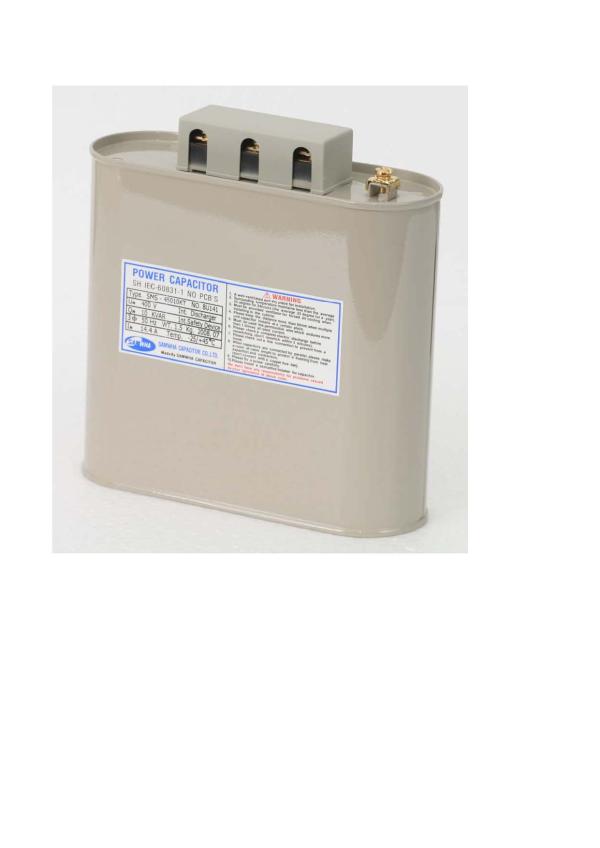 CAPACITOR - Oil Type,CAPACITOR,SAMWHA,Plant and Facility Equipment/HVAC/Equipment & Supplies
