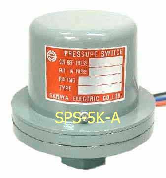 SANWA DENKI Pressure Switch SPS-5K-A ON/0.4kPa, OFF/0.8kPa,SANWA DENKI, Pressure Switch, SPS-5K-A,SANWA DENKI,Instruments and Controls/Switches