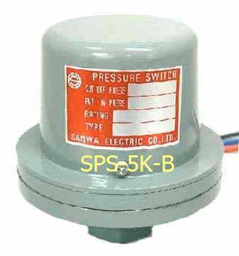 SANWA DENKI Pressure Switch SPS-5K-B ON/3kPa, OFF/2kPa,SANWA DENKI, Pressure Switch, SPS-5K-B,SANWA DENKI,Instruments and Controls/Switches