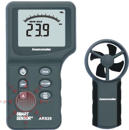 เครื่องวัดความเร็วลม Anemometer,เครื่องวัดเสียงเร็วลม, Anemometer,อัตราลมปริมาตรลม,,Instruments and Controls/Air Velocity / Anemometer