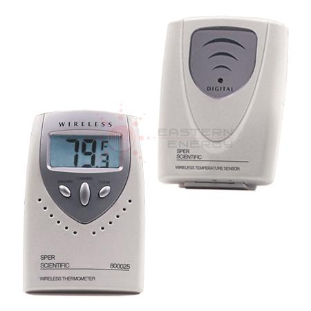 เครื่องวัดอุณหภูมิ แบบไร้สาย Wireless Thermometer รุ่น 800025,Wireless Thermometer, เครื่องวัดอุณหภูมิ แบบไร้สาย,Sper Scientific,Instruments and Controls/Test Equipment