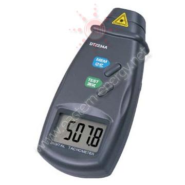 เครื่องวัดความเร็วรอบ แบบแสงเลเซอร์ Digital Photo Tachometer รุ่น DT2234A,เครื่องวัดความเร็วรอบมอเตอร์, Tachometer,,Instruments and Controls/RPM Meter / Tachometer