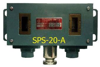 SANWA DENKI Dual Pressure Switch (Upper Limit ON) SPS-20-A,SANWA DENKI, Dual Pressure Switch, SPS-20-A,SANWA DENKI,Instruments and Controls/Switches