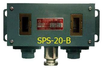 SANWA DENKI Dual Pressure Switch (Upper Limit ON) SPS-20-B,SANWA DENKI, Dual Pressure Switch, SPS-20-B,SANWA DENKI,Instruments and Controls/Switches
