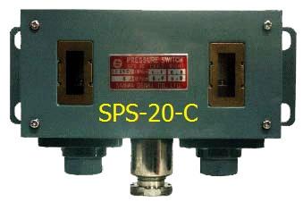 SANWA DENKI Dual Pressure Switch (Upper Limit ON) SPS-20-C,SANWA DENKI, Dual Pressure Switch, SPS-20-C,SANWA DENKI,Instruments and Controls/Switches