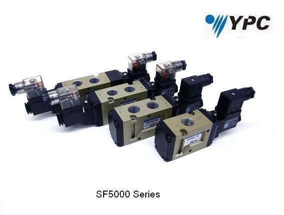 YPC- 3/2,,5/2, 5/3 Solinoid Valves  SF5000  Series,YPC-/SF5101-IP /SF5200-IP /SF5303-IP /SF5601-IP,YPC,  YONWOO,Machinery and Process Equipment/Machinery/Pneumatic Machine