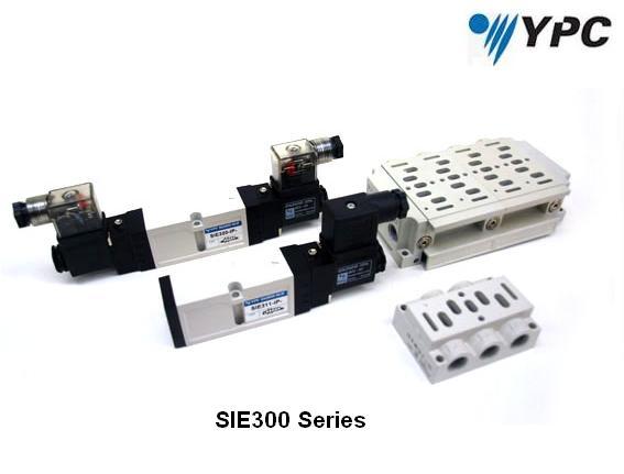 YPC- 5/2, 5/3 Solinoid Valves  SIE300  Series Sub Base Type,YPC-/SIE311-IP /SIE320-IP /SIE333-IP /SIE343-IP / ,YPC,  YONWOO,Machinery and Process Equipment/Machinery/Pneumatic Machine