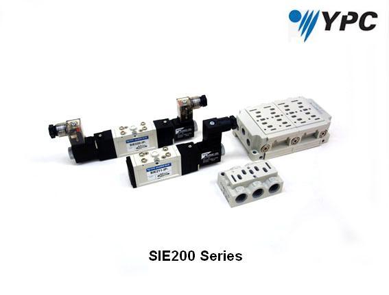 YPC-  5/2, 5/3 Solenoid Valves  SIE200  Series Sub Base type,YPC-/SIE211-IP /SIE220-IP /SIE233-IP /SIE243- / Solenoid Valve,YPC,  YONWOO,Pumps, Valves and Accessories/Valves/Air Valves