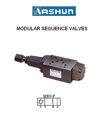 ASHUN - Modular Sequence Valves,ASHUN-MSV-02P /MSV-03P /MSV-02A /MSV-02B / Modular Sequence Valve,ASHUN,Machinery and Process Equipment/Machinery/Hydraulic Machine