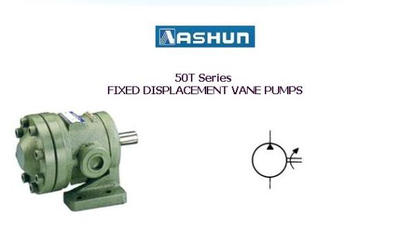 ASHUN - Fixed Displacement Vane Pumps,ASHUN - 50T-07 /50T-12 /50T-17 /50T-23 /50T-26 / Fixed Displacement Vane Pumps,ASHUN,Machinery and Process Equipment/Machinery/Hydraulic Machine