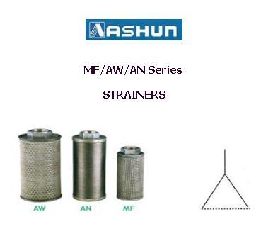 ASHUN - Strainers,ASHUN -MF-04/ MF-06/MF-08 /MF-10 /AW-04 /AW-06 / Strainers,ASHUN,Machinery and Process Equipment/Machinery/Hydraulic Machine