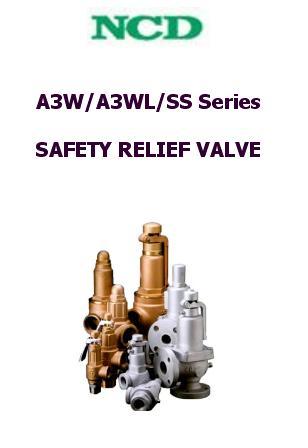 NCD-SAFETY VALVES /RELIEF VALVES,NCD-A3W-04-10 /A3W-06-10 /A3W-10-10 / safety valve / relief valve / safety relief valve,NCD,Pumps, Valves and Accessories/Valves/Relief Valves