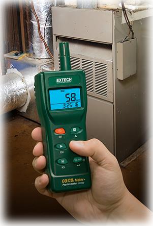 เครื่องวัดก๊าซ CO/CO2 Datalogging Meter Indoor Air Quality Meter รุ่น CO260