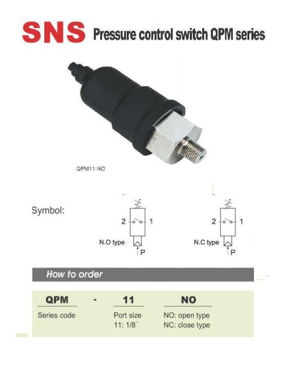 SNS-Pressure Switch ,SNS-PRESSURE SWITCH SNS-103 /SNS-106 /SNS-110 /SNS,SNS,Instruments and Controls/Switches