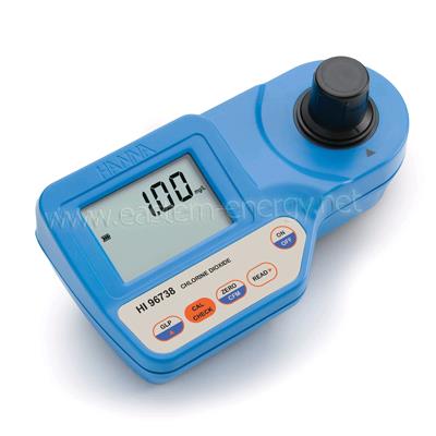 เครื่องวัดคลอรีน Chlorine Dioxide Portable Photometer รุ่น HI96738,เครื่องวัดคลอรีน, Colorimeter, Chlorine Meter   ,HANNA,Energy and Environment/Environment Instrument/Chlorine Meter