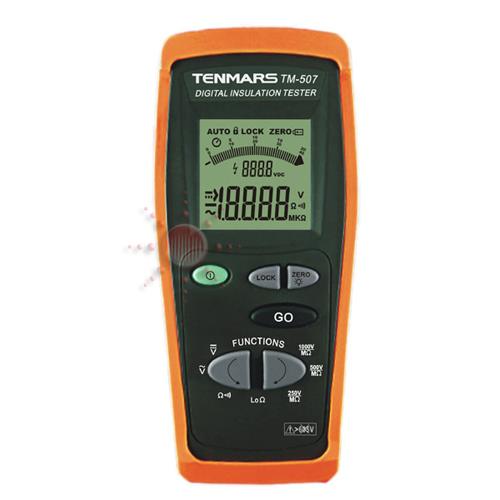 เครื่องวัดความเป็นฉนวน Insulation tester เครื่องทดสอบฉนวน รุ่น TM-507 ,เครื่องวัดความเป็นฉนวน, Insulation tester,Tenmars,Instruments and Controls/Test Equipment