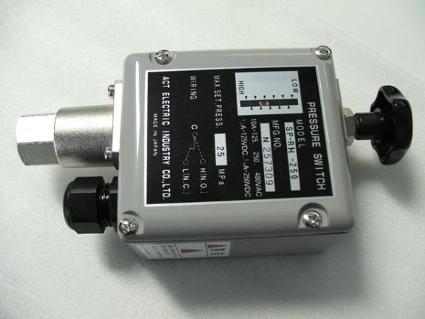 ACT Pressure Switch SP-RH-250,ACT, Pressure Switch, SP-RH-250, ACT ELECTRIC,ACT,Instruments and Controls/Switches