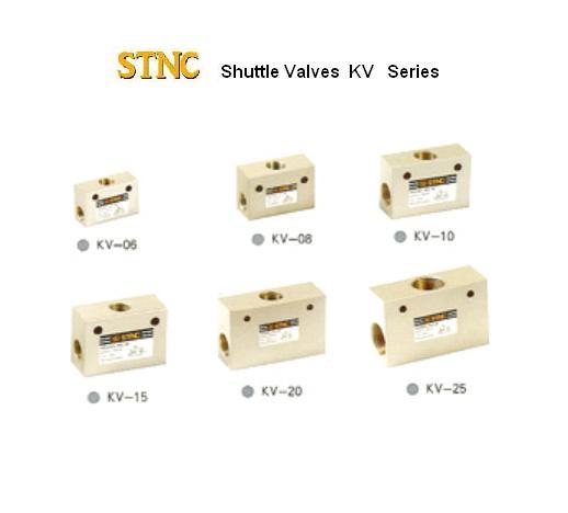 STNC- Shuttle Valves  KV  Series ,STNC-KV-06 /KV-08 /KV-10 /KV-15 /KV-20 /KV-25 / Shuttle Valve,STNC,Tool and Tooling/Pneumatic and Air Tools/Other Pneumatic & Air Tools