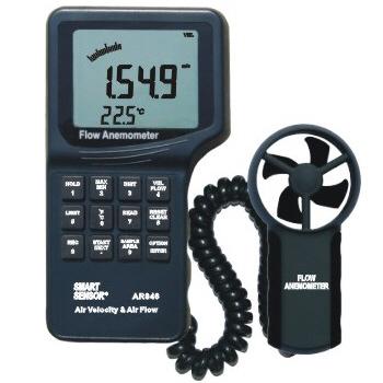 เครื่องวัดปริมาตรลม CFM, CMM (Anemometer) AR846,Anemometer Air Velocity Meter เครื่องวัดปริมาตรลม,,Instruments and Controls/Air Velocity / Anemometer