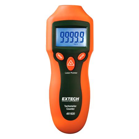 เครื่องวัดความเร็วรอบ Mini Laser Photo Tachometer Counter รุ่น 461920,เครื่องวัดความเร็วรอบ (rpm),EXTECH,Instruments and Controls/RPM Meter / Tachometer