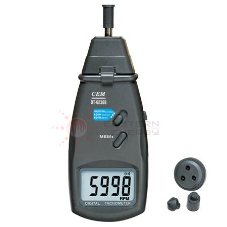 เครื่องวัดความเร็วรอบ (rpm) DT-6236B,เครื่องวัดความเร็วรอบ (rpm),CEM,Instruments and Controls/RPM Meter / Tachometer