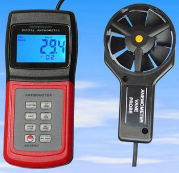 เครื่องวัดความเร็วลม [Anemometer] AM-4836V ,เครื่องวัดความเร็วลม,Hot wire และ Pitot tube ,,Instruments and Controls/Air Velocity / Anemometer