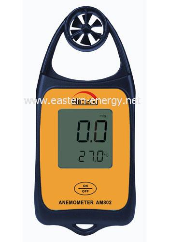 Anemometer Air Velocity Meter เครื่องวัดความเร็วลม อุณหภูมิ AM802,เครื่องวัดความเร็วลม และอุณหภูมิ ,,Instruments and Controls/Air Velocity / Anemometer