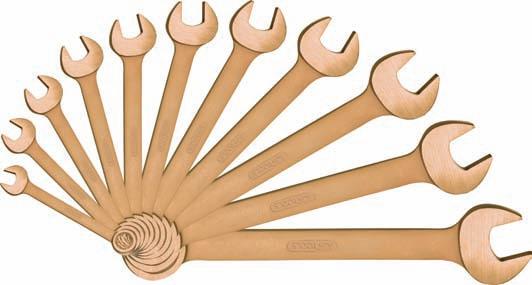 BRONZEplus combination spanner set, offset,Non-sparking,KSTOOLS,Tool and Tooling/Tool Sets