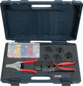Universal crimping tool set with automatic wire stripper,Universal crimping tool set with automatic wire st,KSTOOLS,Tool and Tooling/Tool Sets