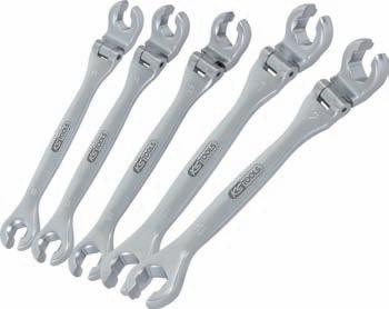 CHROMEplus open double ring spanner set, with flexible joint,ประแจรวมชุด,KSTOOLS,Tool and Tooling/Hand Tools/Wrenches & Spanners