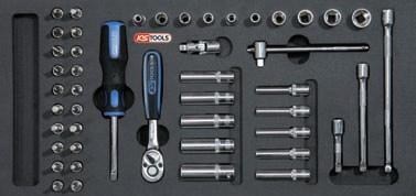 CHROMEplus socket set,ถาดชุดบล็อคสำหรับตู้เครื่องมือ,KSTOOLS,Tool and Tooling/Tool Sets