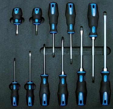 ERGOTORQUEplus screwdriver set,ถาดไขควงรวมสำหรับตู้เครื่องมือ,KSTOOLS,Tool and Tooling/Tool Sets