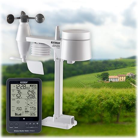 เครื่องวัดสภาพอากาศ ปริมาณน้ำฝน Wireless Weather Station Kit รุ่น WTH600-E-KIT,Weather Station,EXTECH,Energy and Environment/Environment Instrument/Weather Station