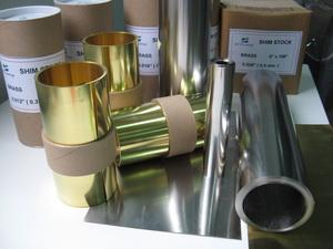 แผ่นชิมสแตนเลส ทองเหลือง,แผ่นชิม,,Metals and Metal Products/Sheet Metal/Brass Sheet