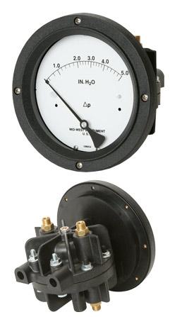 Differential Pressure Gauge/Switch MID-WEST INSTRUMENT Model 130,Gage,MID-WEST INSTRUMENT,Instruments and Controls/Gauges