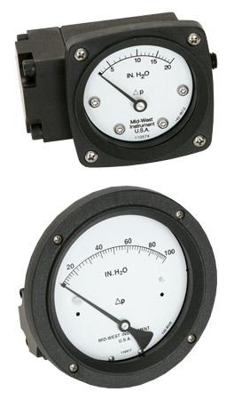 Differential Pressure Gauge/Switch/Transmitter MID-WEST INSTRUMENT Model 142,Gage,MID-WEST INSTRUMENT,Instruments and Controls/Gauges