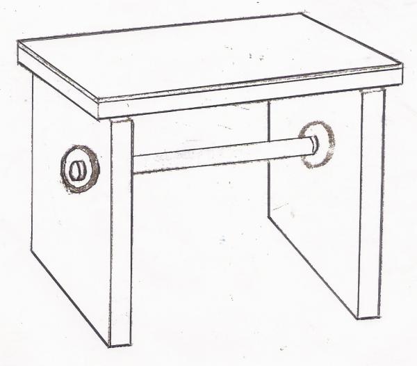 โต๊ะวางเครื่องชั่ง (Balance Table) ขนาด 80 x 50 x 75 ซม. (กว้าง x ลึก x สูง),โต๊ะวางเครื่องชั่ง ราคาถูก,,Instruments and Controls/Laboratory Equipment
