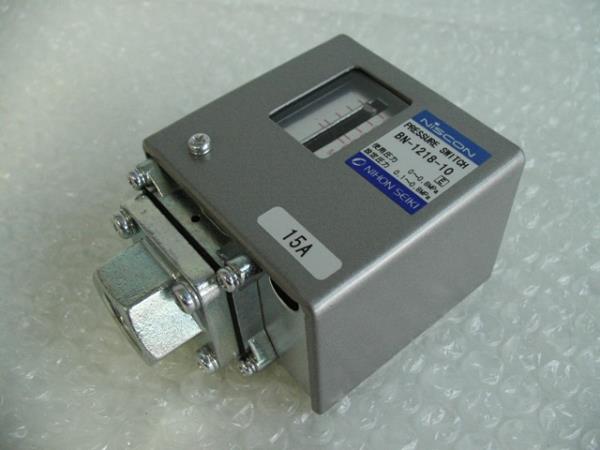 NIHON SEIKI Pressure Switch BN-1218-10,NIHON SEIKI, NISCON, BN-1218-10A, BN-1218-10,NIHON SEIKI,Instruments and Controls/Switches