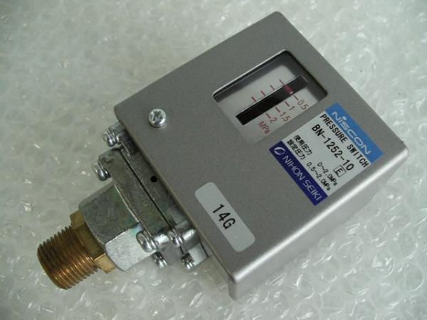 NIHON SEIKI Pressure Switch BN-1252-10,NIHON SEIKI, Pressure Switch, BN-1252-10, NISCON,NIHON SEIKI,Instruments and Controls/Switches