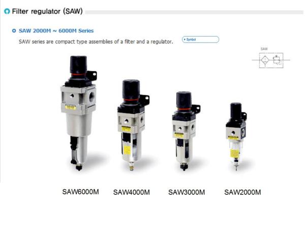 SKP AIR Filter regulator SAW6000M-10,SAW4000,SKP,Machinery and Process Equipment/Machinery/Pneumatic Machine
