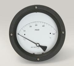 Differential Pressure Gauge MID-WEST INSTRUMENT Model 120,Gage,MID-WEST INSTRUMENT,Instruments and Controls/Gauges