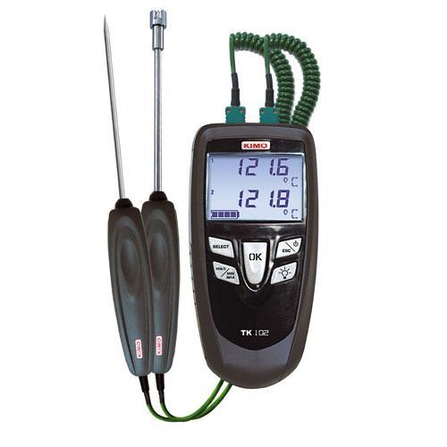 เทอร์โมมิเตอร์ KIMO TK102,วัดอุณหภูมิ เครื่องวัดอุณหภูมิ-ความชื้นสัมพัทธ์,KIMO,Instruments and Controls/Thermometers