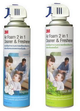 3M Air Foam 2 in 1 Cleaner & Freshener สเปรย์โฟมทำความสะอาดเครื่องปรับอากาศ ,สเปรย์ทำความสะอาดเครื่องปรับอากาศ, 3M สเปรย์โฟมทำความสะอาดแอร์,3M,Plant and Facility Equipment/Cleaning Equipment and Supplies/Cleaners