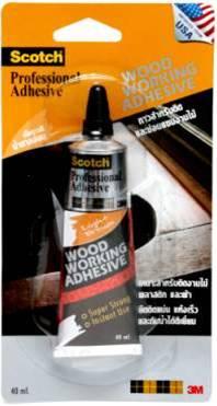 3M Scotch? Woodworking Adhesive กาวพลาสติกสำหรับติดและซ่อมแซมงานไม้   40 ml. ,Woodworking Adhesive, กาวพลาสติกสำหรับติดและซ่อมแซมงานไม้   ,3M Scotch,Sealants and Adhesives/Tapes
