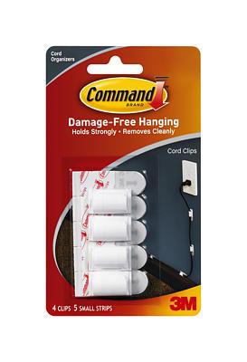 3M Command 17017 Cord Clips เทปคอมมานด์ + ตัวยึดสายไฟขนาดเล็ก ,Command 17017 Cord Clips, ตัวยึดสายไฟขนาดเล็ก ,3M,Construction and Decoration/Decorative Materials