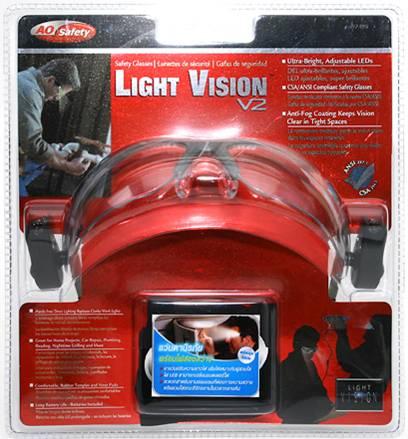 3M Safety Glasses, Light Vision(TM) II แว่นตานิรภัยพร้อมไฟส่องสว่าง ,Safety Glasses, Light Vision(TM) II, แว่นตานิรภัยพร้อมไฟส่,3M,Plant and Facility Equipment/Safety Equipment/Eye Protection Equipment