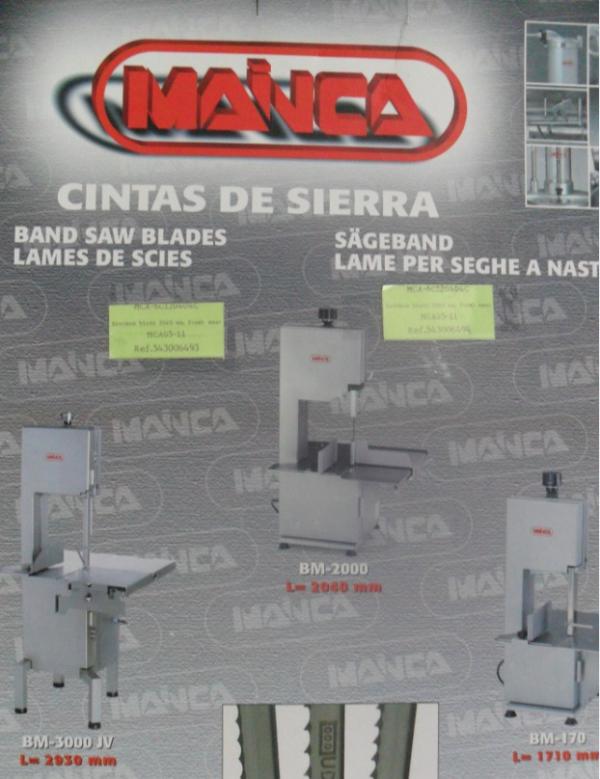 ใบเลื่อย (Blade),ใบเลื่อย,MAINCA,Machinery and Process Equipment/Machine Parts