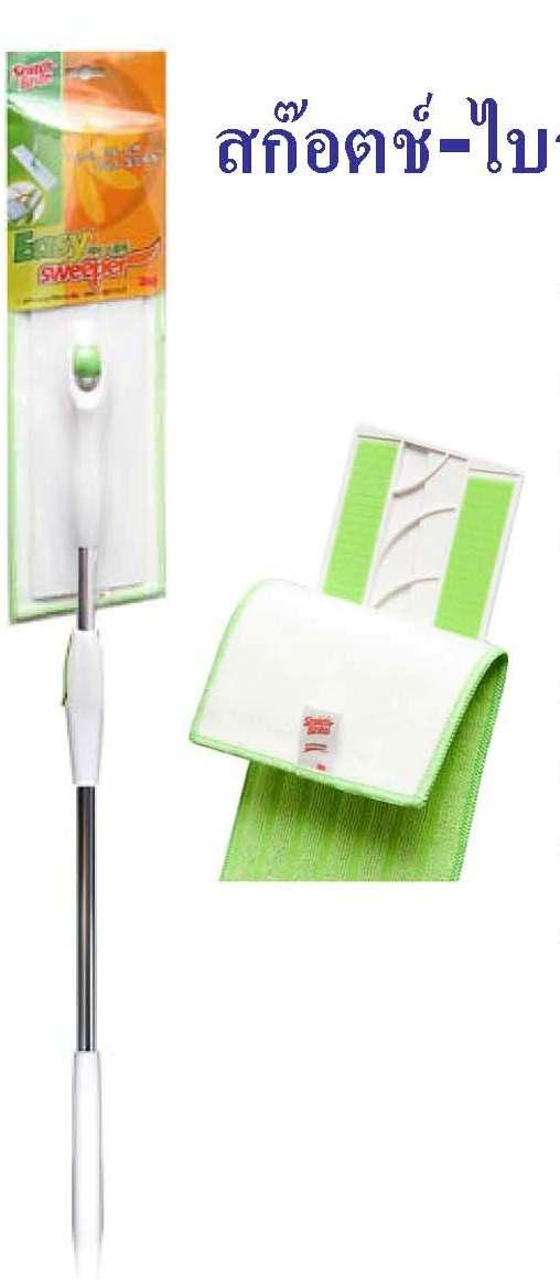 Scotch-Brite  Easy Sweeper Mop ม็อบดันฝุ่นไมโครไฟเบอร์ รุ่นพรีเมียม,Easy Sweeper Mop ม็อบดันฝุ่นไมโครไฟเบอร์ รุ่นพรีเมียม,Scotch Brite ,Plant and Facility Equipment/Cleaning Equipment and Supplies/Cleaners