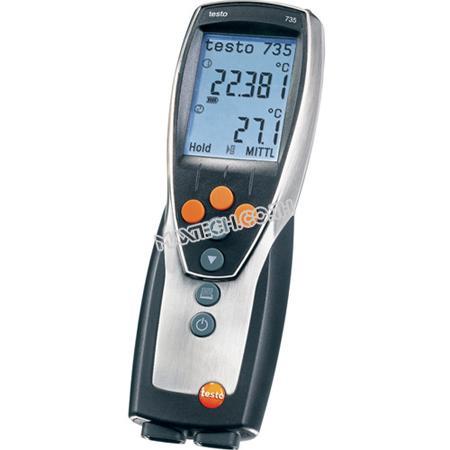 เครื่องวัดอุณหภูมิ Testo 735-2 Compact Pro Thermometer with Memory,เครื่องวัดอุณหภูมิ,Testo 735-2,Testo,Instruments and Controls/Thermometers